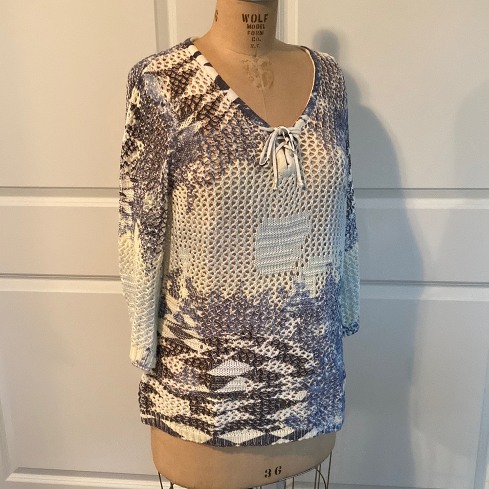 Crochet Cotton Sweater Tunic